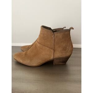 Timberland Women’s Carleton Side-Zip Suede Ankle Boots Size 8